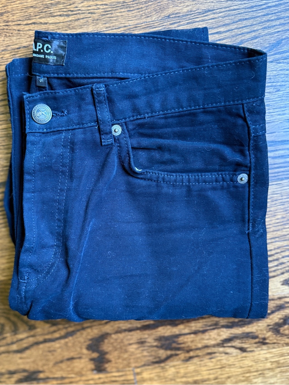 A.P.C. Deep Navy Slim Jeans